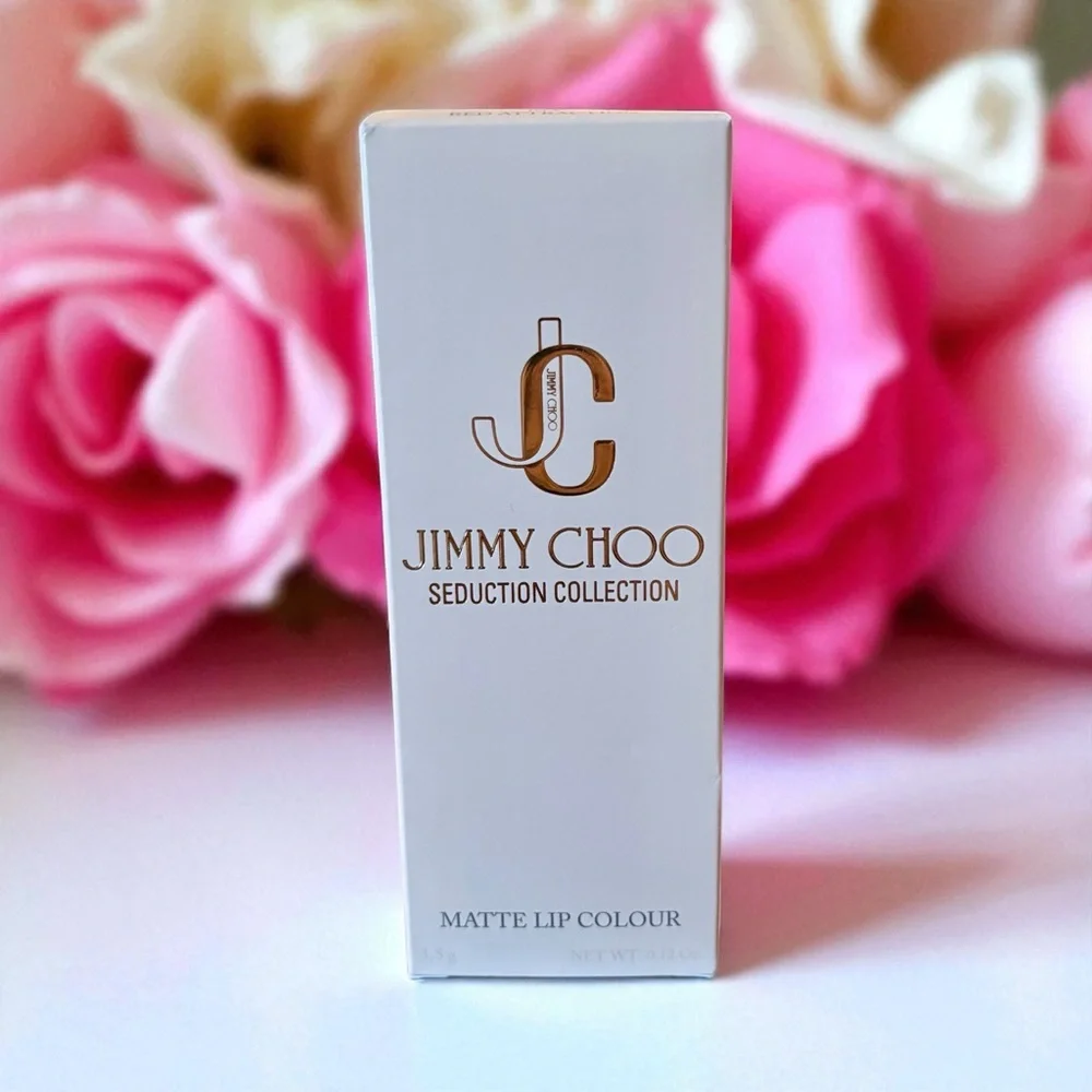 💎 Jimmy Choo 013 Red Attraction Matte Lip Colour Seduction Collection